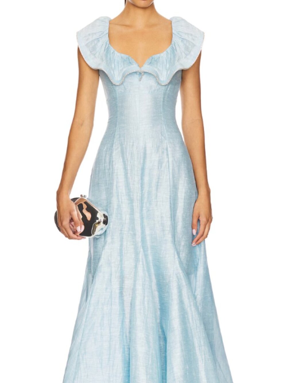 The LA FUORI x REVOLVE azure dress
